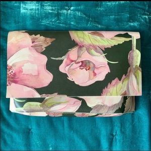 Anthropologie Floral Clutch